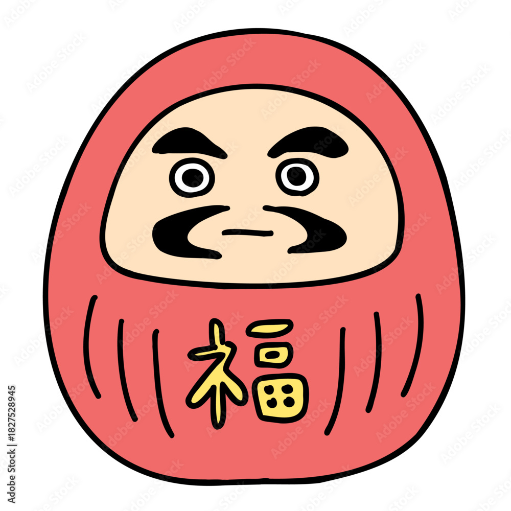 Fototapeta premium 縁起物 だるま