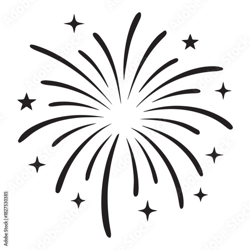 Abstract firework design