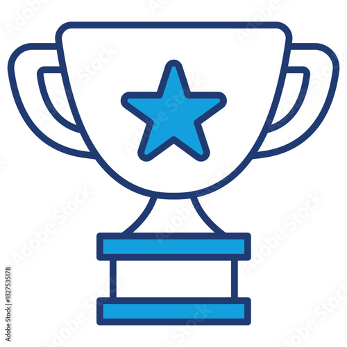 Trophy Blue Icon