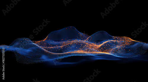 Abstract Digital Waveform Visualization