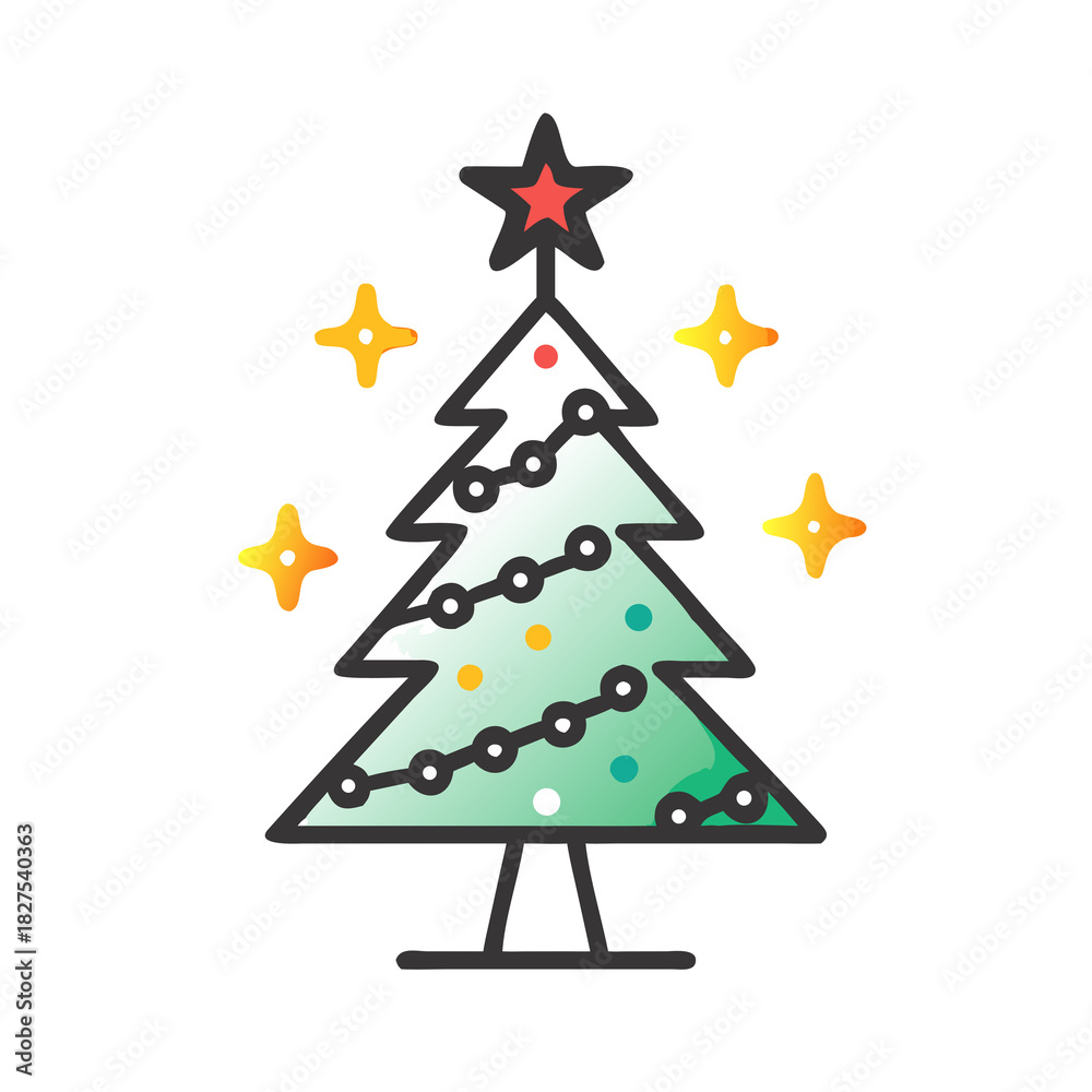 Fototapeta premium Christmas tree