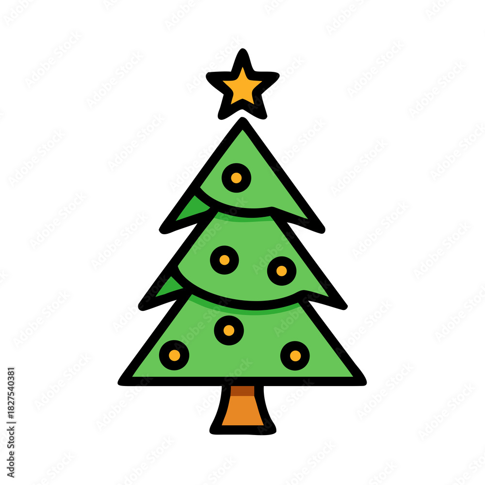 Fototapeta premium Christmas tree