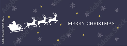 クリスマスの背景　クリスマスバナー