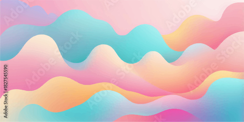 Abstract colorful background design featuring dynamic wavy lines, vibrant vector colors, and an artistic pattern of light and sea water texture