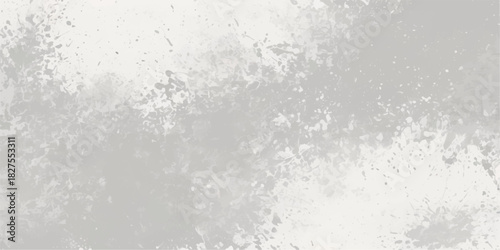 Old grunge paper texture with dirty water drops on a gray concrete wall surface for vintage design backdrop