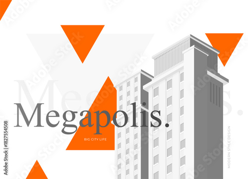 Vector modern colorful landing page