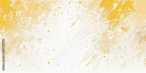 Grunge vintage backdrop of yellow textured flour surface pattern