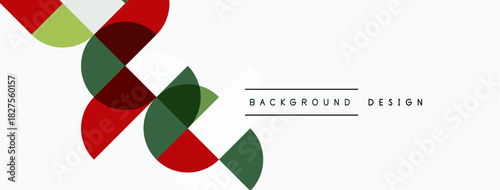 Abstract geometric shapes overlap, creating vibrant color blocks. Minimalist design with text indicating background purpose.