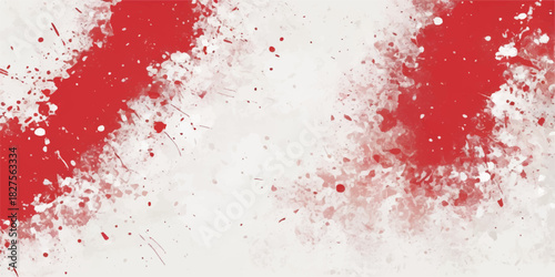 Red wine glass splash grunge texture vector illustration on a dirty watercolor backdrop