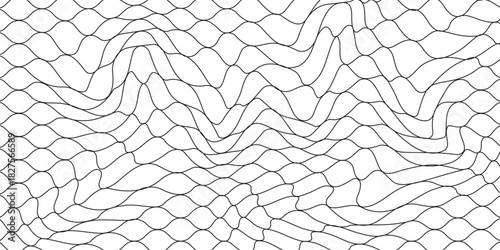 Mesh texture for fishing nets. Seamless pattern for sportswear or soccer goal, volleyball net, basketball hoop, hockey, athletics. Abstract net background for sports vector illustration