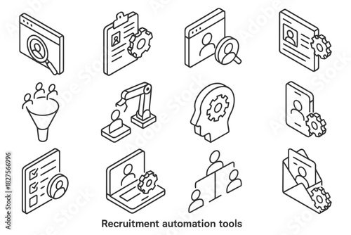 Recruitment automation tools: streamlining hiring processes with technology.