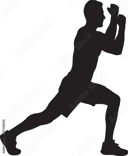 Man vector illustration depicting a male figure standing confidently with a professional and approachable demeanor