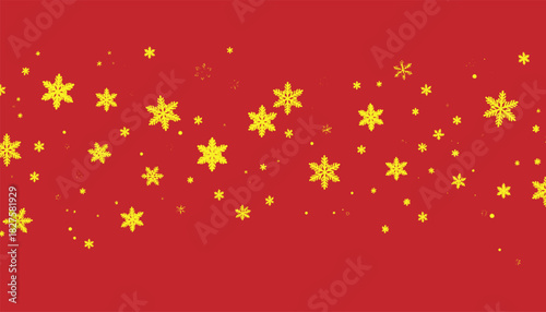 Snow flakes vector background. 
