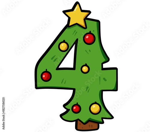 Cute Christmas Number 4