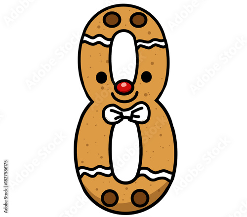 Cute Christmas Number 8