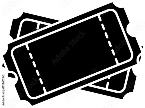 ticket illustration movie silhouette cinema logo theater icon entertainment outline coupon festival event pass theatre film entrance template paper shape women vector graphic background