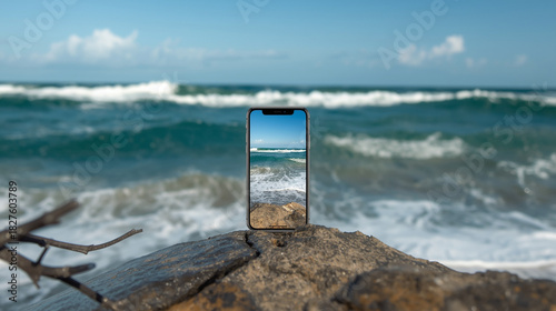 Digital ocean concept
Artistic surrealism combining water and technology