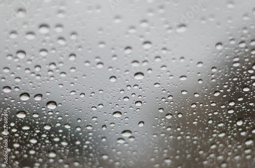 Wallpaper Mural water drops on glass Torontodigital.ca