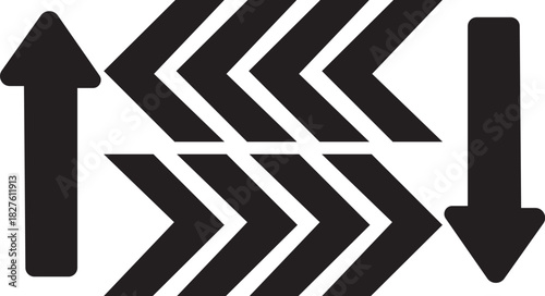 Road sign arrow icon vectors