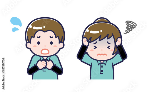 児童支援員／2人組／男女 06