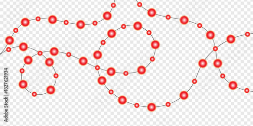 Red hearts background for Valentine and romance celebration