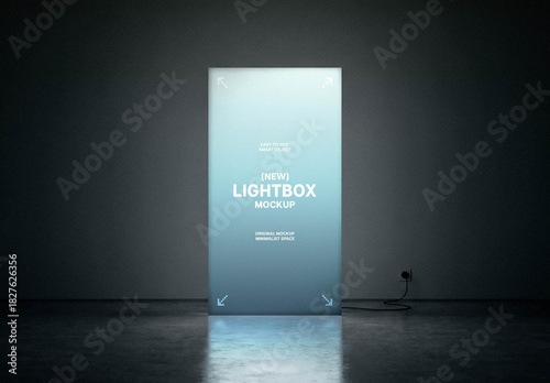 Vertical Ligthbox Mockup
