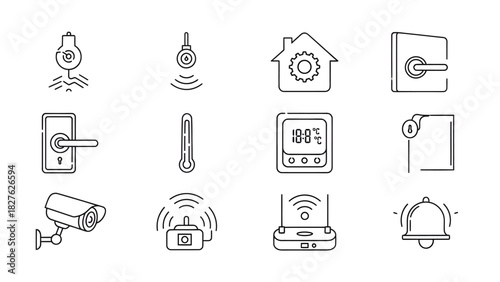 Vector set of medical icons and objects featuring a stethoscope for simple healthcare illustration