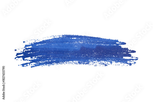 Blue paint brush stroke PNG design element