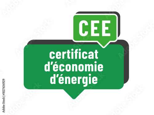 CEE - acronyme - certificat d'économie d'énergie
