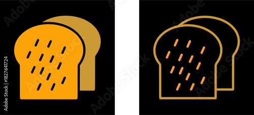 Toast Vector Icon