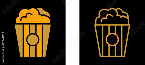 Popcorn Vector Icon