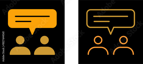 Conversation Vector Icon