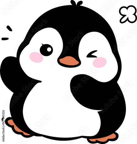 Cartoon Cute Pengsuin