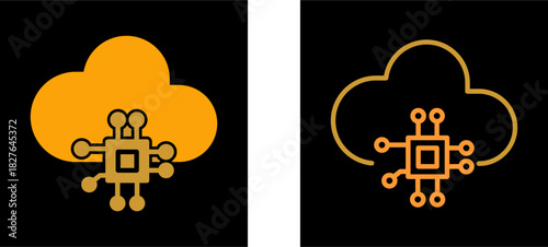 Cloud Computing Vector Icon
