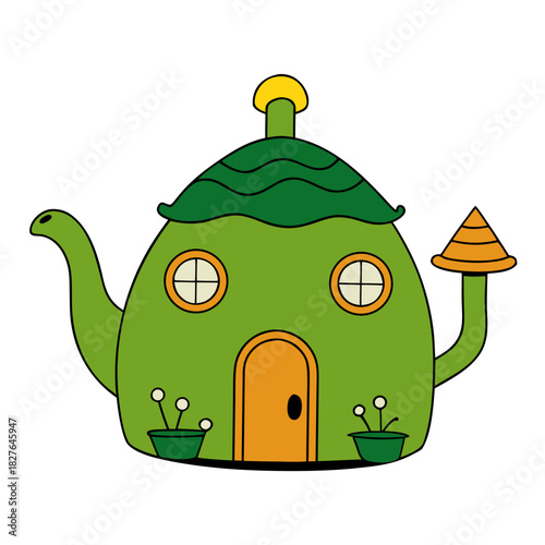 green tea pot