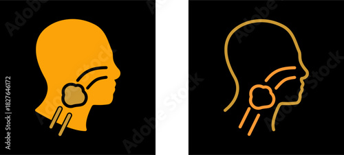 Throat Cancer Vector Icon