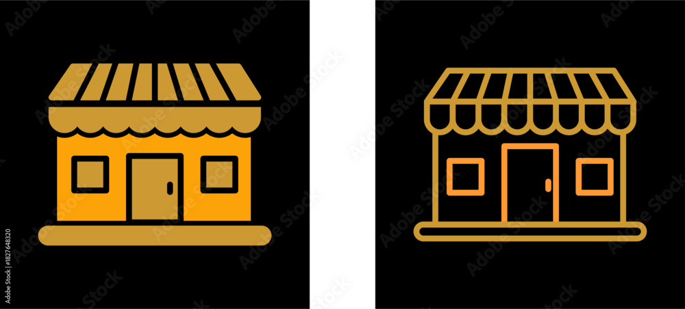 Naklejka premium Shop Vector Icon