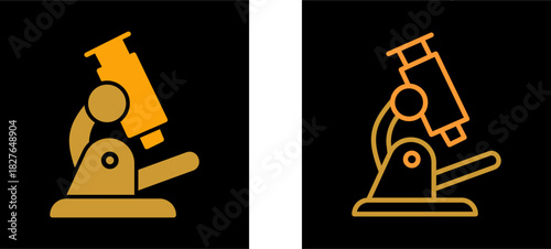 Microscope Vector Icon