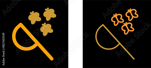 Butterfly Catcher Vector Icon