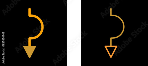 Arrow down Vector Icon