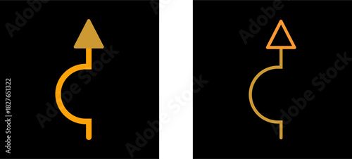 Arrow Pointing Up Vector Icon