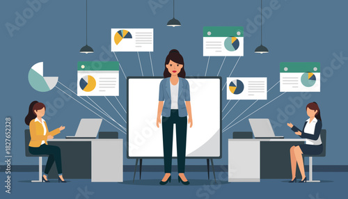 Business Presentation Team Collaboration and Strategy for Success in the Workplace