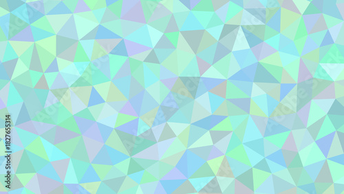 A mesmerizing mosaic of pastel triangles, creating a soothing and visually appealing abstract background with a modern and geometric aesthetic