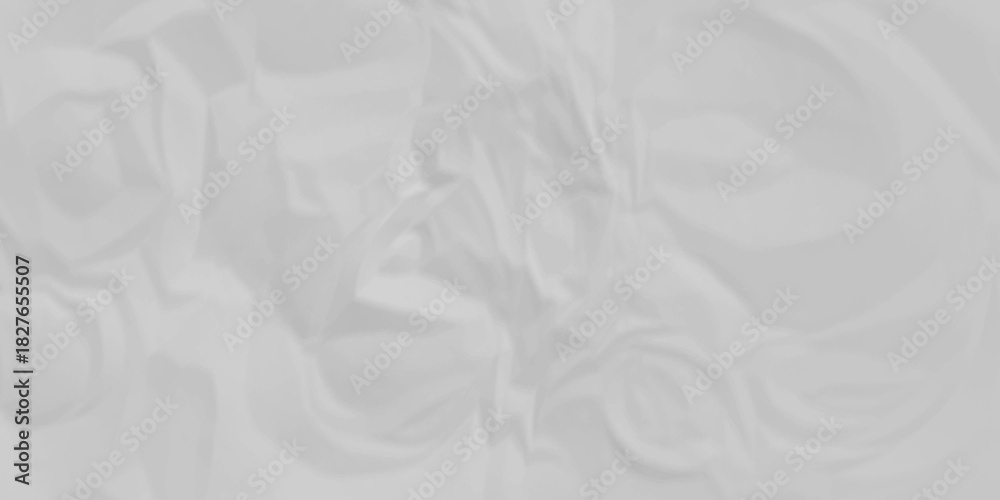 Obraz premium White crumpled paper background texture pattern overlay. wrinkled high resolution arts craft and Seamless white crumpled paper. 