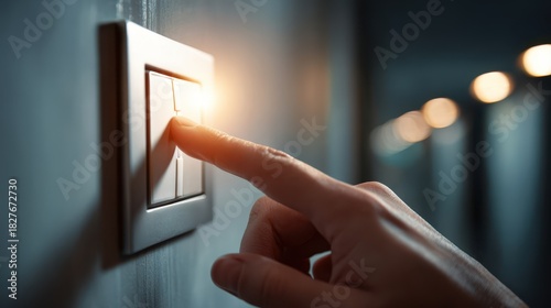 Finger Illuminating Light Switch - Energy Activation, Brightness Control.