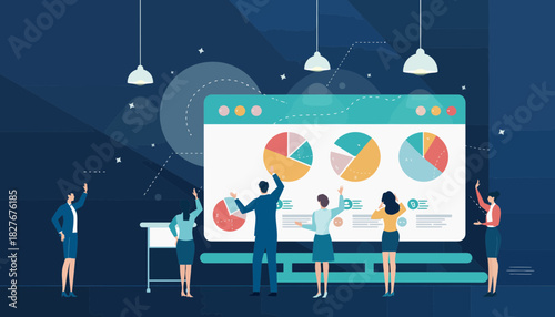 Business Presentation Analyzing Data and Insights for Strategic Decisions