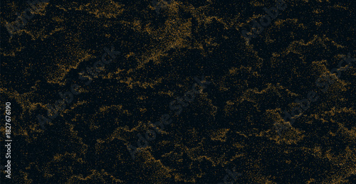 Background with exquisite gold mosaic, wavy pattern isolated.