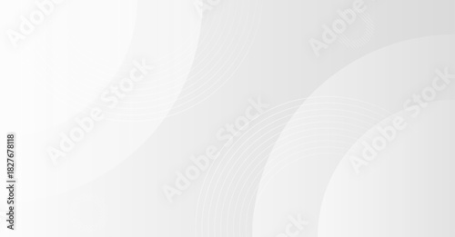 Abstract background with white soft flowing circle and smooth gradients.