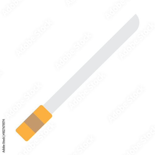 Dual Katanas Vector Flat Icon Design