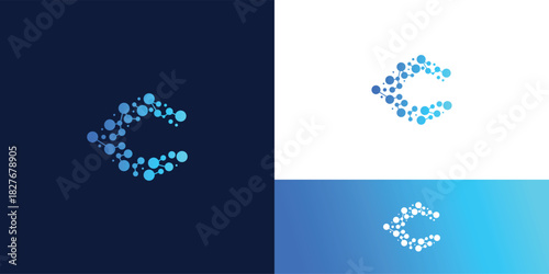 technology connection  icon ,  vector  logo design